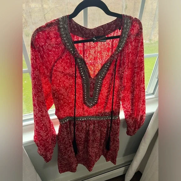 the kooples red lace dress The Kooples Lace Dress in Red